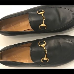 Gucci leather horsebit Loafers